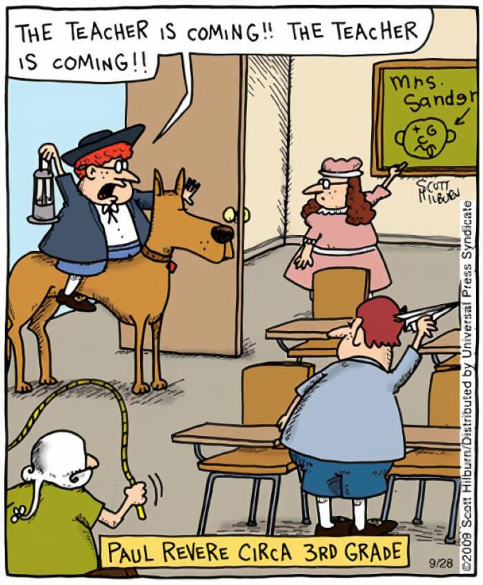 1. The Teacher Is Coming