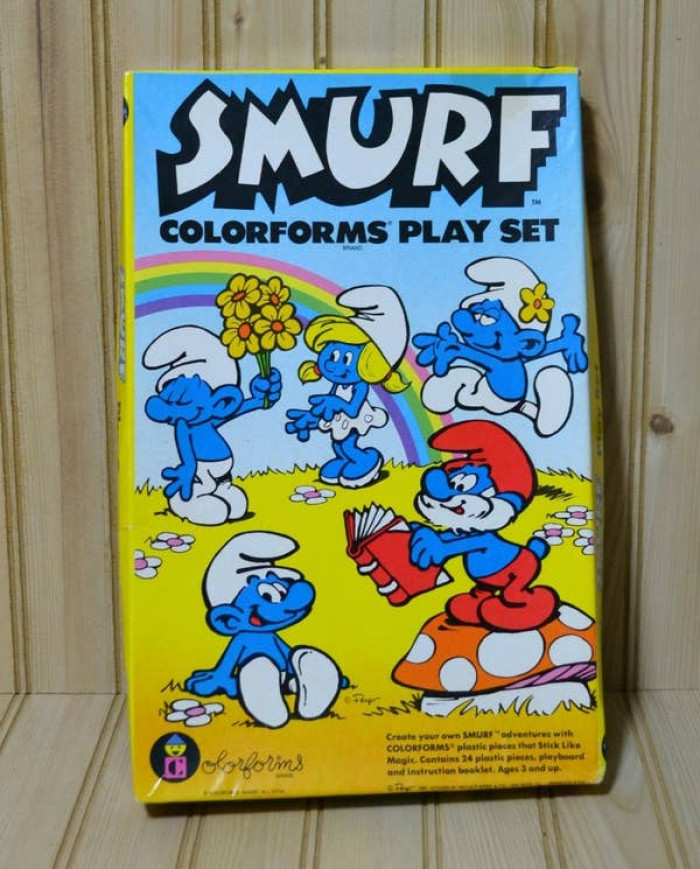 50. Sniffing Colorforms was 75% of the fun of playing with them: