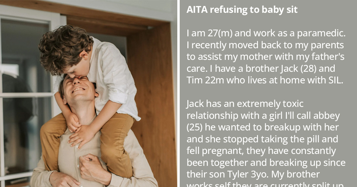 Family Quarrel Ensues After Man Threatened To Call Child Services On His Brother's GF Who Always Dumps Their Kid On Him