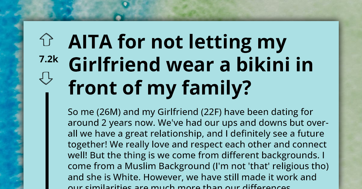 Man Gets Embarrassed to See His Girlfriend Wearing a Bikini in Front of His Family, Scolds Her Afterwards as There Was No Remorse