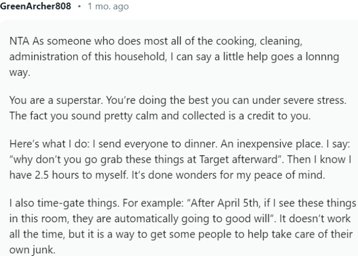 You’re doing the best you can under severe stress