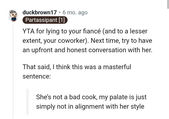 This Redditor thinks this is a masterful sentence