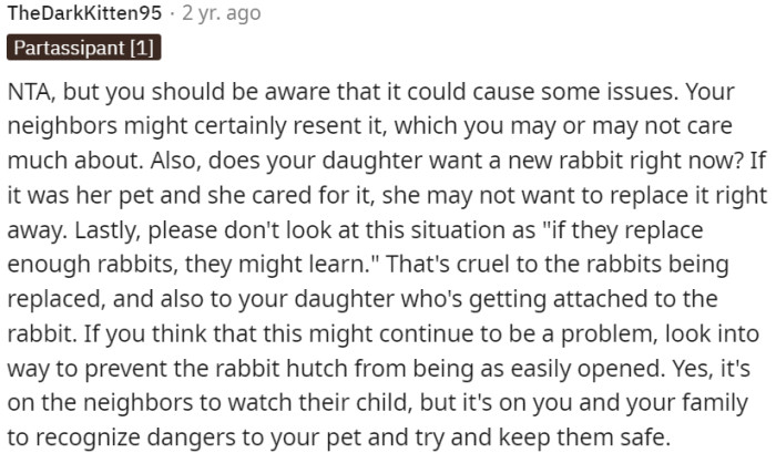 Both parties share responsibility for ensuring the safety and well-being of the child and the pet.