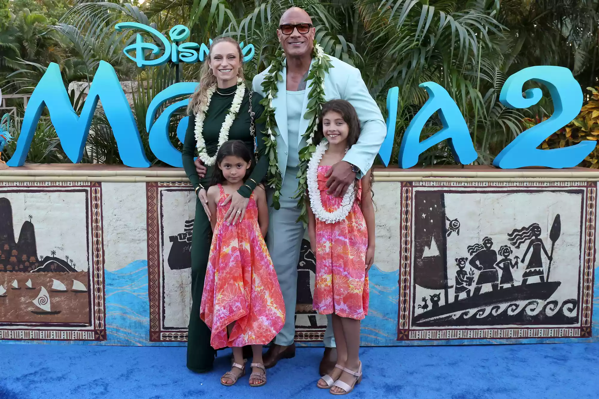 Dwayne Johnson hits the Moana 2 premiere with his ohana by his side, spreading aloha vibes all around. Did someone say family goals?