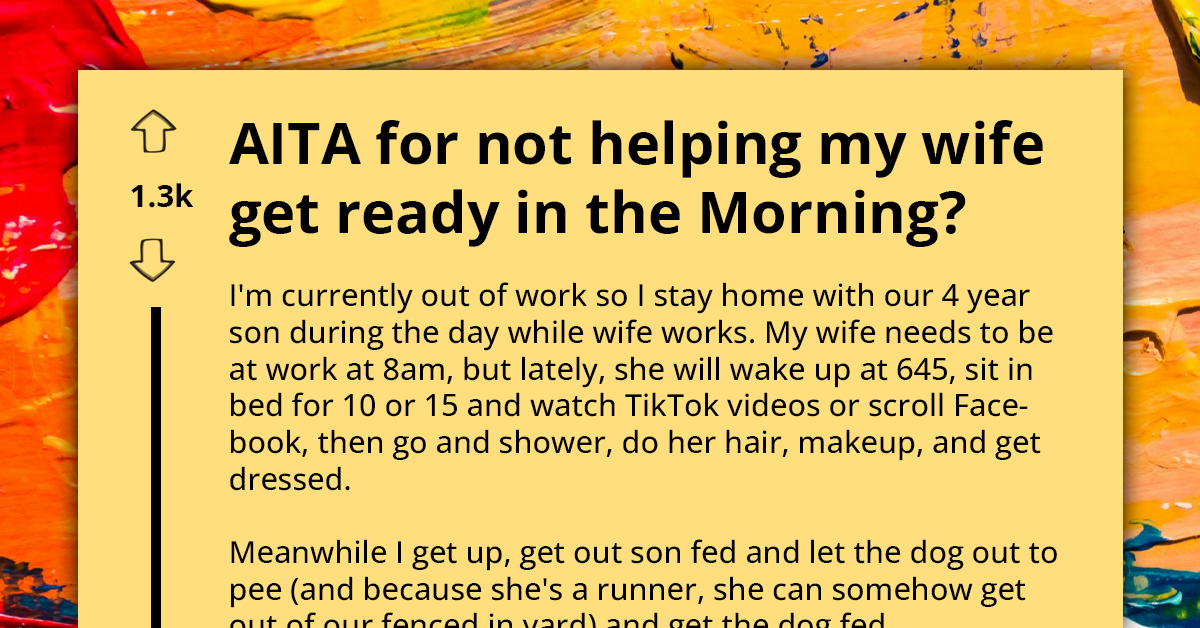 Wife Expects Her Temporarily Unemployed Husband To Play 1950s Housewife, He Says No