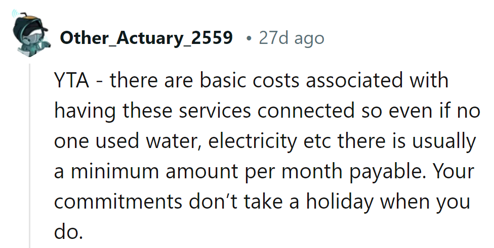 Seems like even their commitments refuse to take a holiday while they do!
