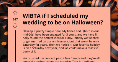 A Bride-To-Be Faces Her Father’s Disapproval After Choosing Halloween for Her Big Day