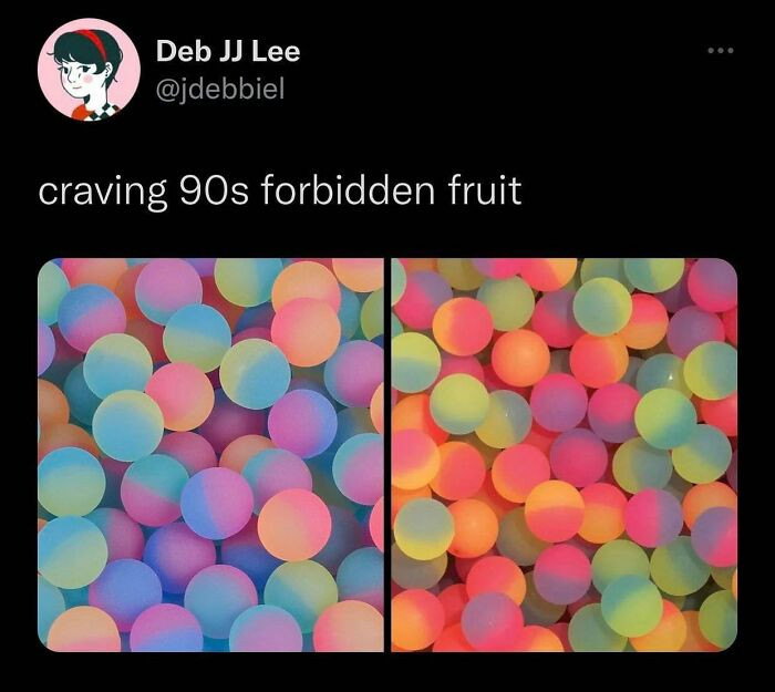 38. I actually remember the taste.