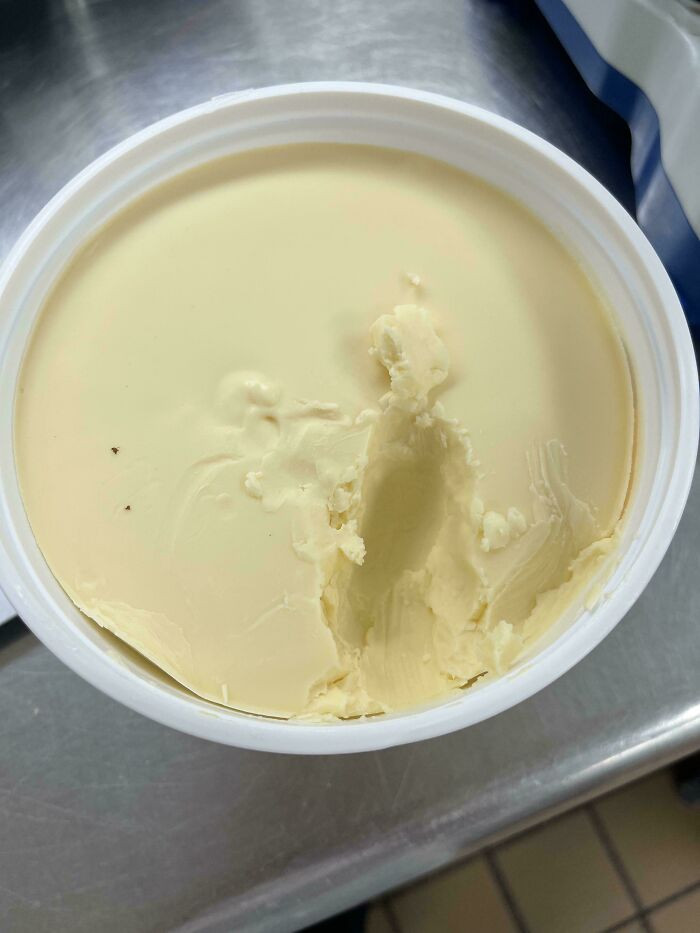 "One Of My Coworkers Used Their Finger To Scoop Margarine Out Of The Tub"