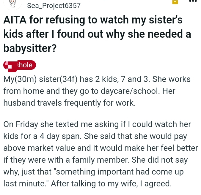 The OP Kicks Off Her Story