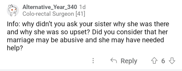 She probably needs help.