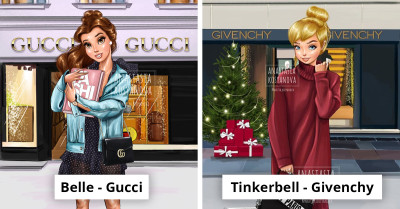 Disney Princesses In The World Of High Fashion