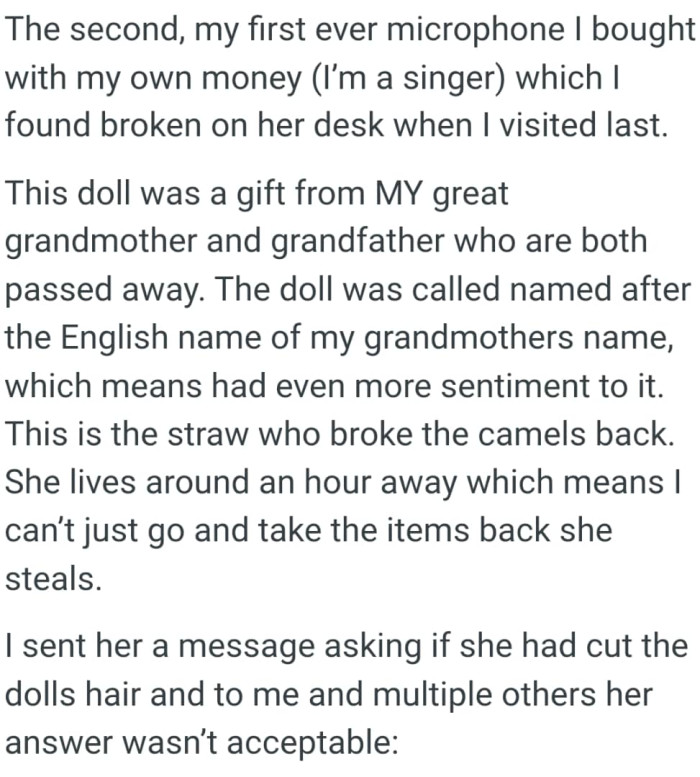 For the OP, this is the straw that broke the camels back