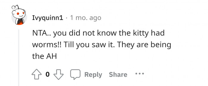 9. Kittens are expected to have worms; that is why they undergo weekly deworming.