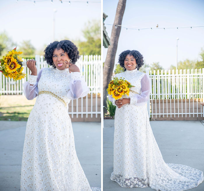 45. I Made My Own Wedding Dress.