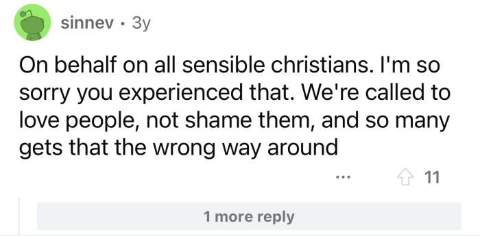 It's the exact opposite of what Christianity teaches.