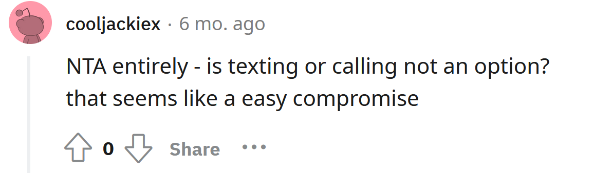 Why not call or text instead?