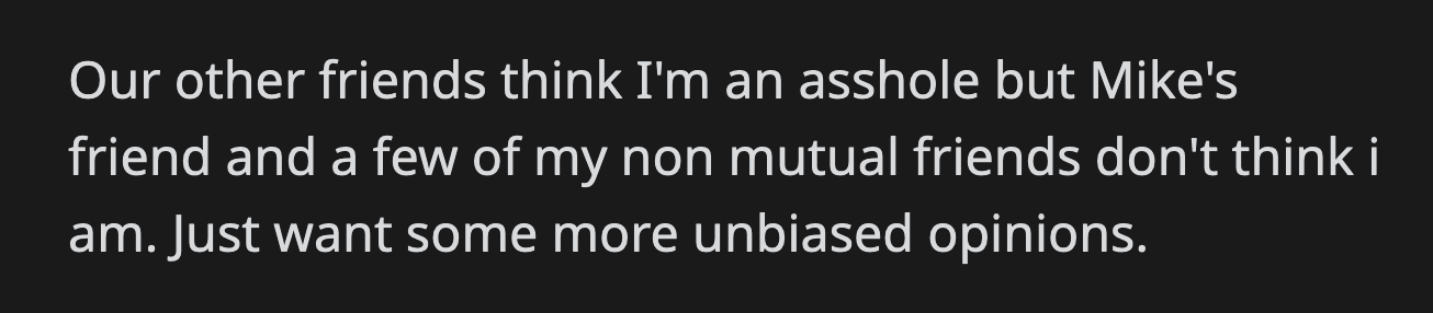 OP told her fiancé that she would pay for the extra costs to invite Marissa's partners. Mike said that if OP wanted to spend their wedding day explaining Marissa's relationship then that was her choice. Their friends were split if OP acted like a jerk.