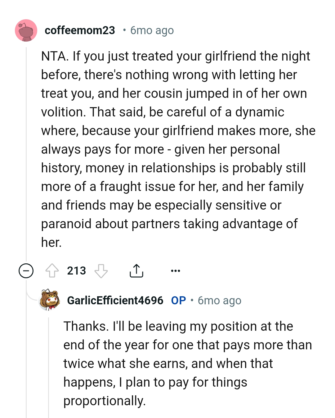 Paying for things proportionately