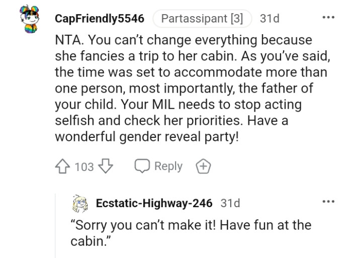 The time was set to accommodate more than one person