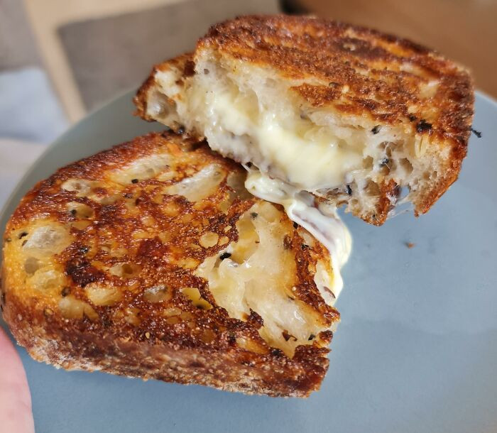 We all love a grilled cheese sandwich.