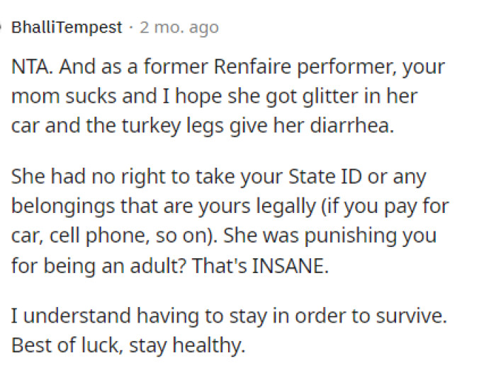 It's definitely agreed that the mom is outrageous for punishing her daughter for being responsible because many would've done it the opposite way.