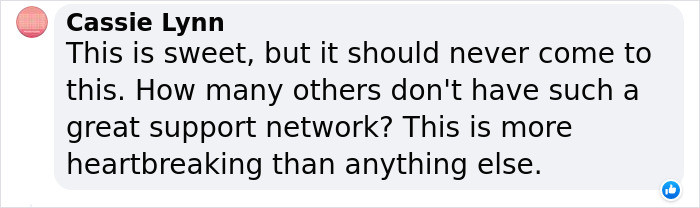 Because at the end of the day, this wouldn't have ended well if it weren't for the very supportive neighbors that Linda has. What about those who don't have these kinds of people around them?