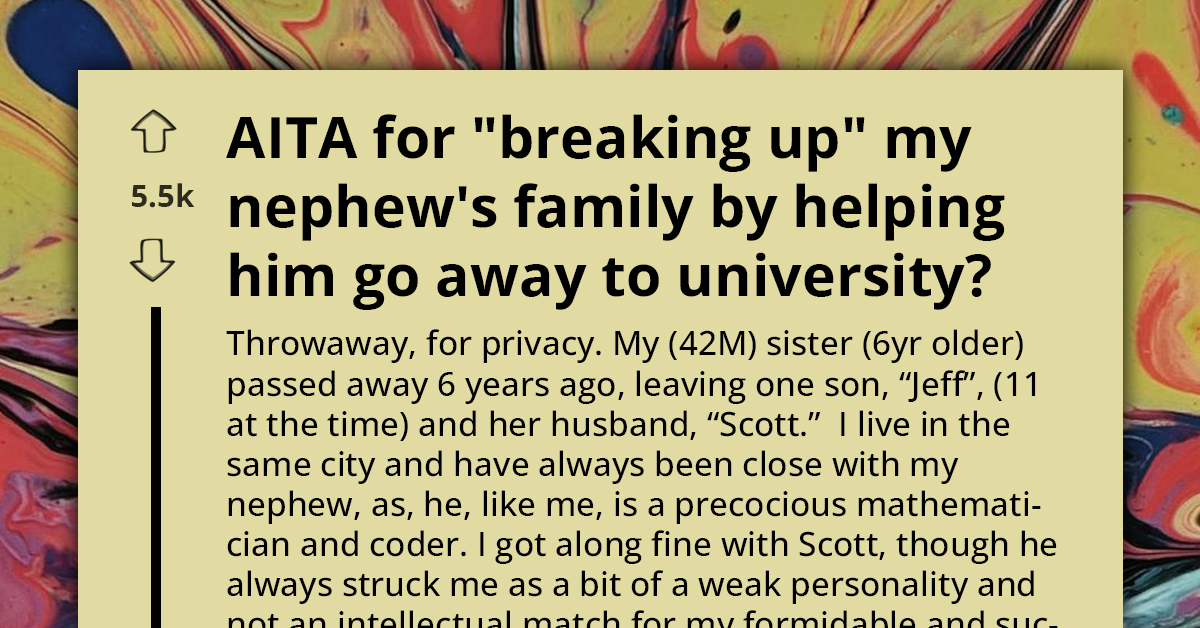 Man Decides to Fund Nephew's University Education, Gets Accused of "Breaking Up" Their Blended Family