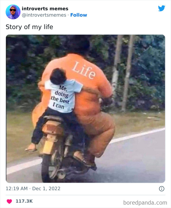 Life's just too challenging for an introvert.