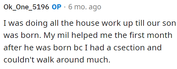 We get some more details from OP on what their situation was like before their toddler was born.