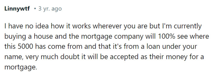 This could also be true: