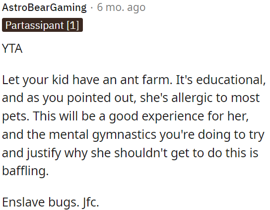 OP's attempts to find reasons to deny her daughter this experience are confusing.