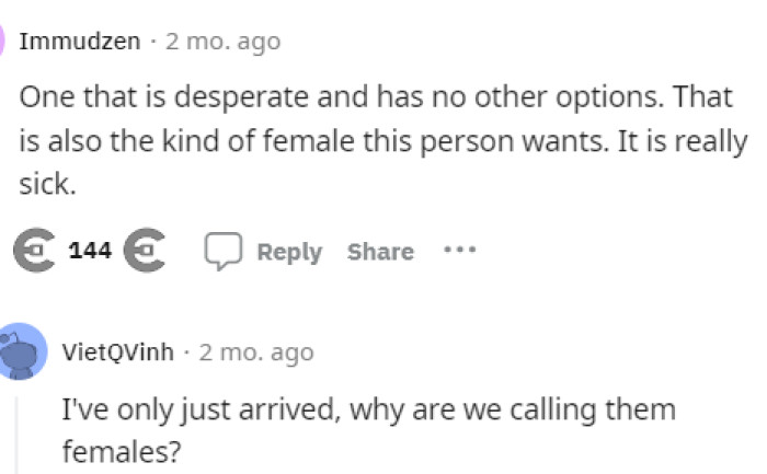 It's absolutely sick, and we're just so happy that these people are seeing our point of view because obviously, this offer is ridiculous.