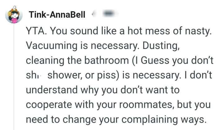 Cooperation with roommates