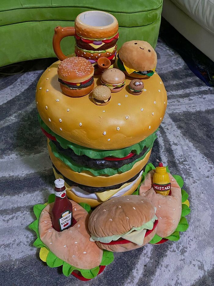 6. My Collection Of Burger Shaped Items