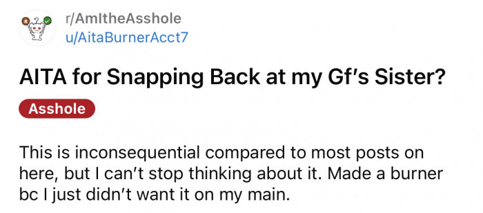 Here's the original post by Reddit user u/AitaBurnerAcct7: