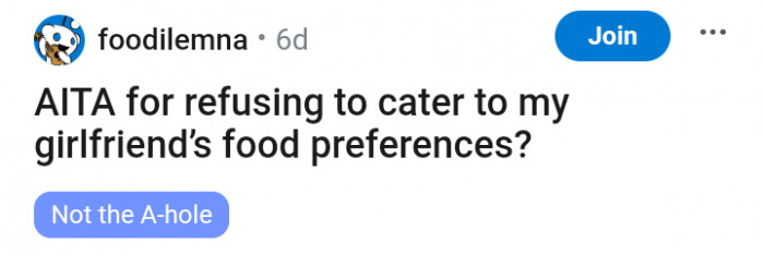 This 3-year relationship is at the brink of collapse because of food