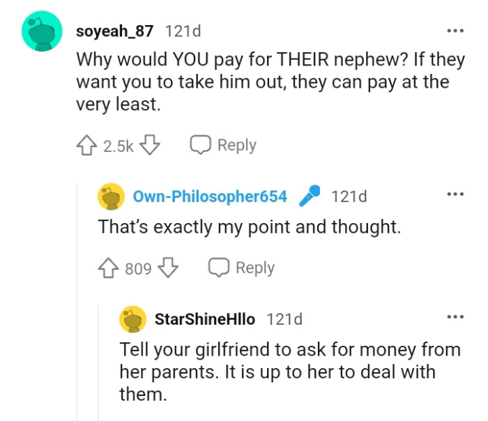 The Reddit post received hundreds of comments, and here are some of the top comments for you to read through below