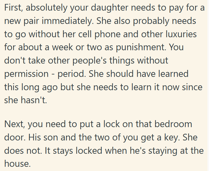 The Daughter Must Pay for the Headphones and Face Consequences.