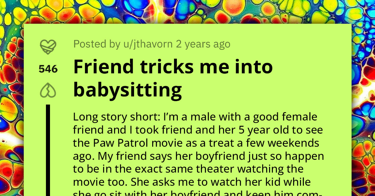 Man Goes for Movie Outing with His Friend and Her Child Only to End Up Being Babysitter; Redditors React as He Feels Tricked