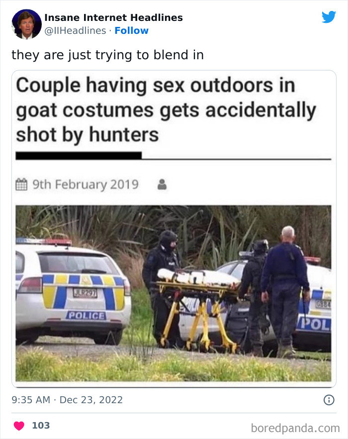 23. Be careful, people