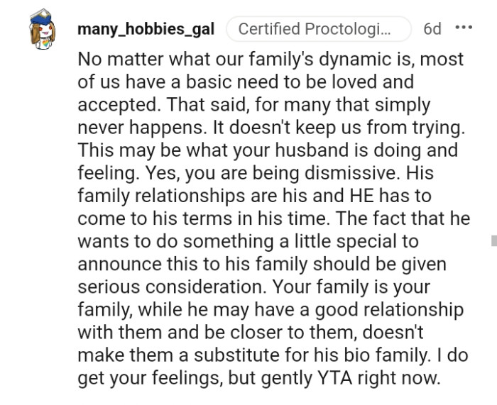 Most of us have a basic need to be loved and accepted