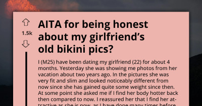 Man Admits He Found His Girlfriend Hotter Before Her Weight Gain And Regrets It