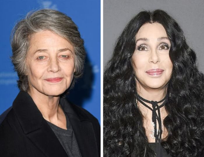 18. Charlotte Rampling and Cher were both born in 1946