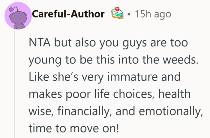 It brings age into the conversation, but the concern is really about how things are being handled.