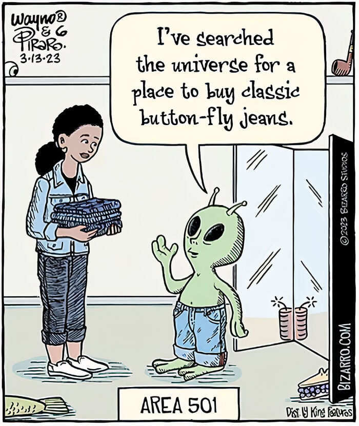 18. Button-fly jeans