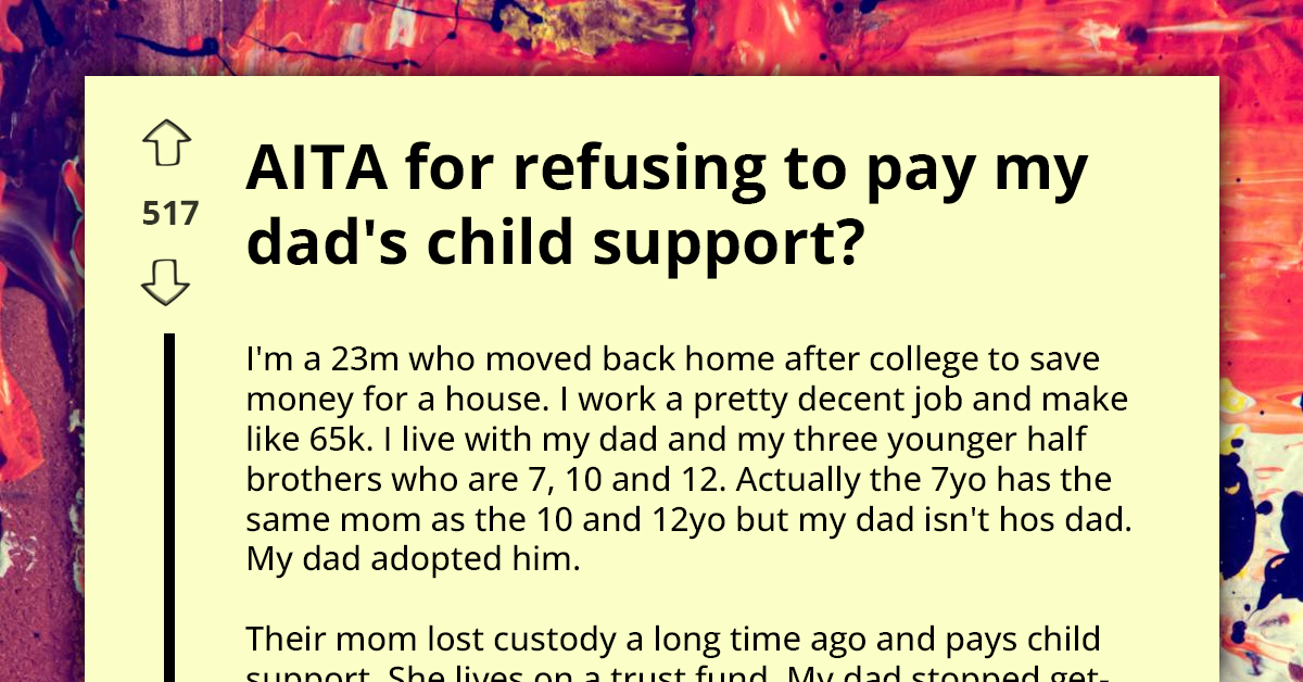 Adult Man Refuses To Pay Rent To Dad, Seeing It As Supporting Stepsiblings
