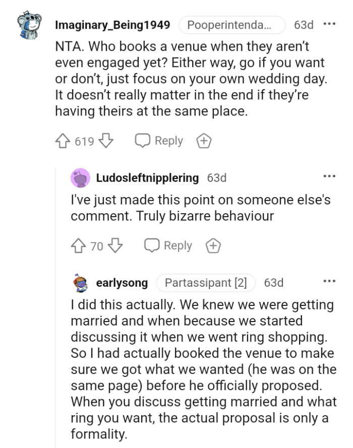 The OP should just focus on her own wedding, and she can go if she wants