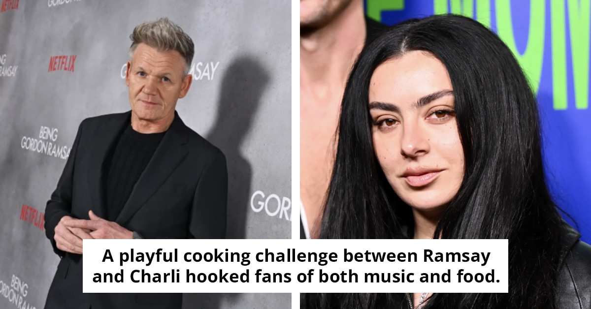 Charli XCX Interrupts Gordon Ramsay During Live Joint Interview