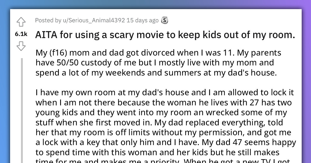 Teen Uses Scary Movies To Get A Bunch Of Kids Her Stepmom Was Forcing Her To Babysit Out Of Her Room